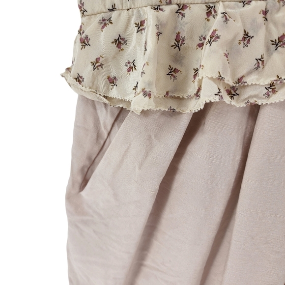 Rebecca Taylor Women's Skirt Attached Ruffled Mini Dress - 10 - Picture 3 of 8